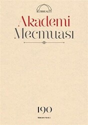 Akademi Mecmuası Sayı: 190 Nisan 2019 - 1