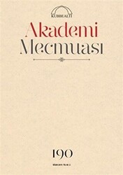 Akademi Mecmuası Sayı: 190 Nisan 2019 - 1