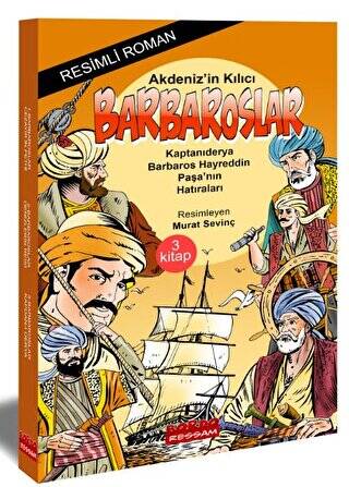 Akdeniz`in Kılıcı Barbaroslar Resimli 3 Kitap Set - 1