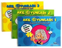 Akıl Oyunları Dikkat Geliştirme Seti 3 Kitap - Gaga Yayınları
