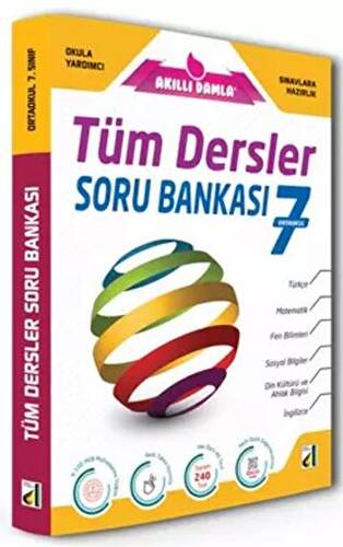 Akıllı Damla 7. Sınıf Tüm Dersler Soru Bankası - 1