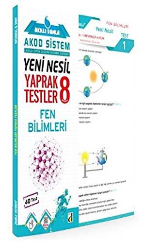 Akıllı Damla Fen Bilimleri Yeni Nesil Yaprak Testler - 8. Sınıf - 1