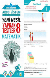 Akıllı Damla Matematik Yeni Nesil Yaprak Testler - 8. Sınıf - 1