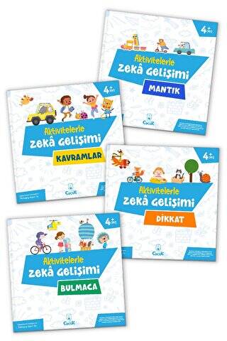 Aktivitelerle Zeka Gelişimi Serisi 4 Kitap - 1