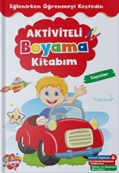 Aktiviteli Boyama Kitabı - Taşıtlar - 1