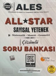 Ales All Star Sayısal Yetenek Çözümlü Soru Bankası - Tasarı Eğitim Yayınları