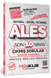 ALES Master Serisi Sayısal - Sözel Yetenek Tamamı Çözümlü Son 10 Sınav Çıkmış Sorular - 1