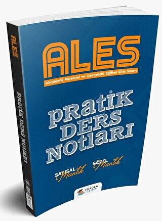 ALES Pratik Ders Notları - 1