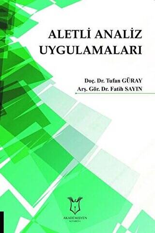 Aletli Analiz Uygulamaları - 1