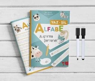 Alfabe Yaz Sil Alıştırma Defterim - 1