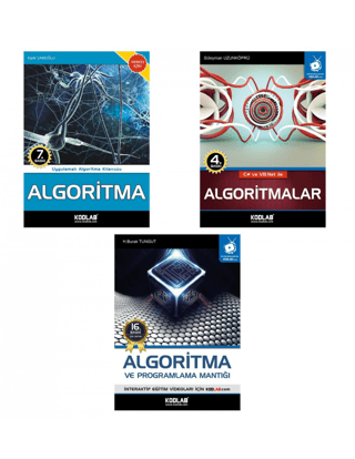 Algoritma Eğitim Seti 3 Kitap Takım - 1