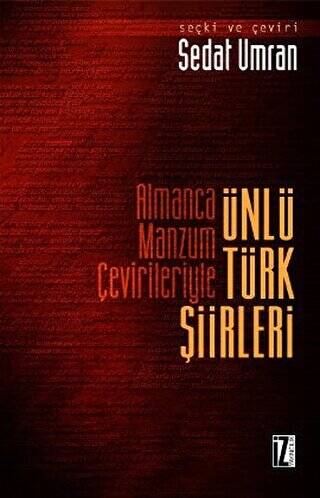 Almanca Manzum Çevirileriyle Ünlü Türk Şiirleri - 1