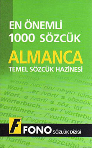 Almanca Temel Sözcük Hazinesi En Önemli 1000 Sözcük - 1