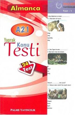 Almanca Yaprak Konu Testi - 1