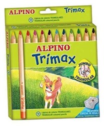 Alpino Trımax Jumbo Kuru Boya Kalemi 12`li - Alpino