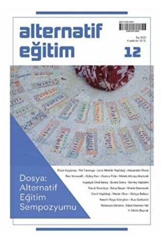 Alternatif Eğitim Dergisi Sayı: 12 Kış 2020 - 1