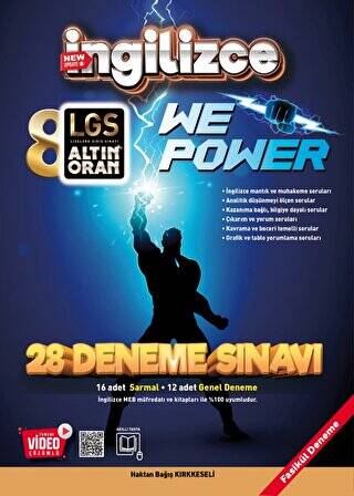 Altın Oran 8. Sınıf İngilizce 28 Deneme Sınavı - 1