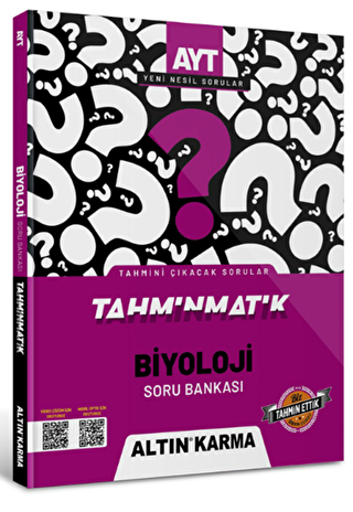 Altınkarma Tahminmatik AYT Biyoloji Soru Bankası - 1