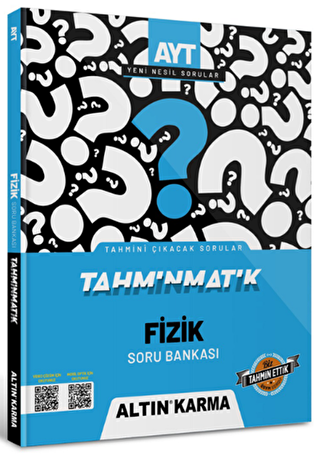 Altınkarma Tahminmatik AYT Fizik Soru Bankası - 1
