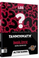 Altınkarma Tahminmatik LGS 8. Sınıf ingilizce Soru Bankası - Altın Karma Yayınları - Bayilik