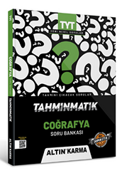 Altınkarma Tahminmatik TYT Coğrafya Soru Bankası - Altın Karma Yayınları - Bayilik