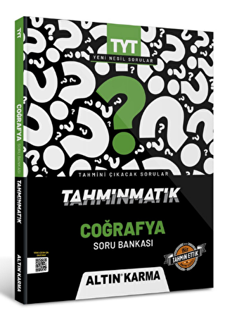 Altınkarma Tahminmatik TYT Coğrafya Soru Bankası - 1