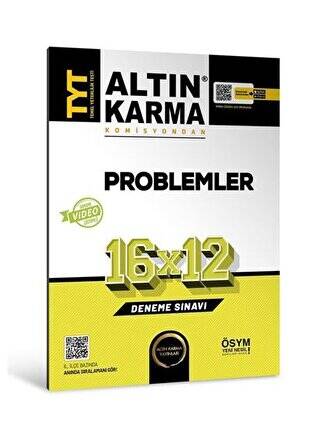 Altınkarma TYT Problemler 16x12 Deneme Sınavı 2023 - 1