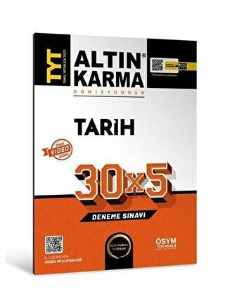 Altınkarma TYT Tarih 30x5 Deneme Sınavı - 1