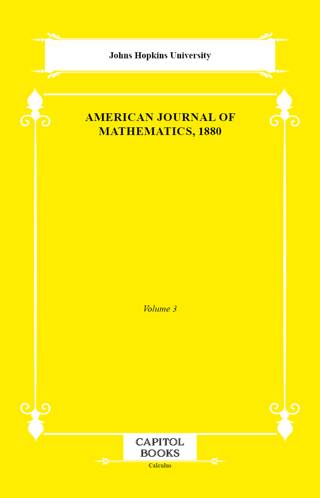American Journal of Mathematics, 1880 - 1