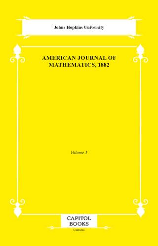 American Journal of Mathematics, 1882 - 1