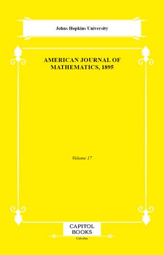 American Journal of Mathematics, 1895 - 1