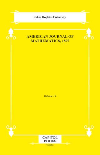 American Journal of Mathematics, 1897 - 1