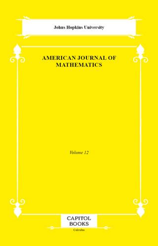 American Journal of Mathematics - 1