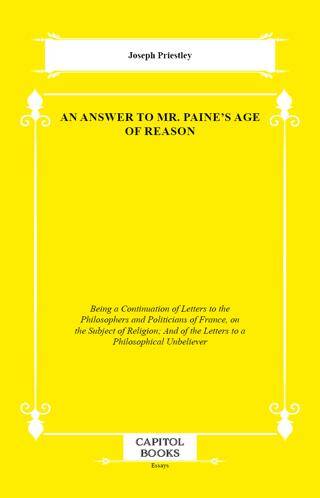 An Answer to Mr. Paine`s Age of Reason - 1
