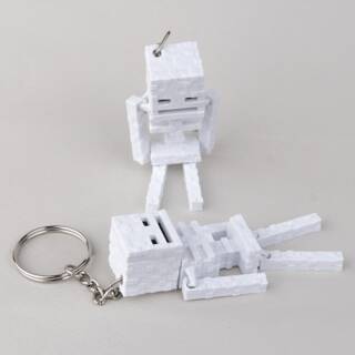 Anahtarlık Charm Çanta Süsü-İskelet Beyaz - 1