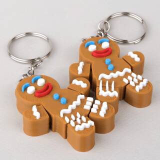 Anahtarlık Charm Çanta Süsü-Kurabiye Adam - 1