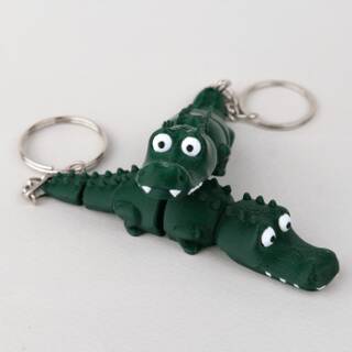 Anahtarlık Charm Çanta Süsü-Timsah - 1