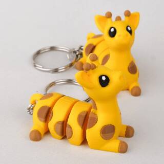 Anahtarlık Charm Çanta Süsü-Zürafa - 1