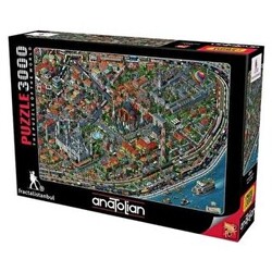 Anatolian Puzzle 3000 Parça Fractal İstanbul - Anatolian