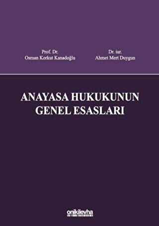 Anayasa Hukukunun Genel Esasları - 1