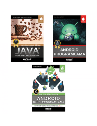 Android Oyun Programlama Seti 3 Kitap Takım - 1