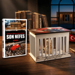 Anılarla Atatürk ve Atatürk Büstlü Ahşap Anıtkabir Işıklı Maket - Halk Kitabevi