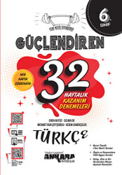 6. Sınıf Güçlendiren 32 Haftalık Türkçe Kazanım Denemeleri - 1