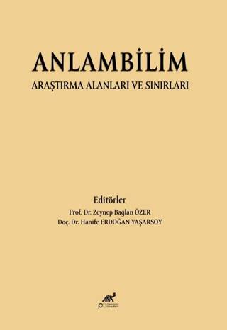 Anlambilim Araştırma Alanları ve Sınırları - 1