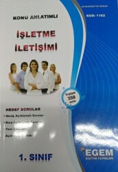 AÖF 1. Sınıf İşletme İletişimi Konu Anlatımlı Kod: 1182 - 1