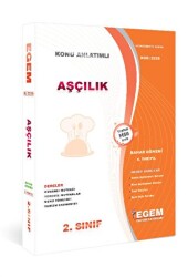AÖF 2. Sınıf 4. Yarıyıl Aşçılık Konu Anlatımlı Soru Bakası Kod 2229 - 1