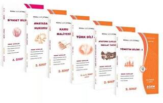 AÖF 2. Sınıf Siyaset Bilimi ve Kamu Yönetimi Güz Dönemi 3. Yarıyıl Tüm Dersler Konu Anlatımlı Soru Bankası 212 - 1