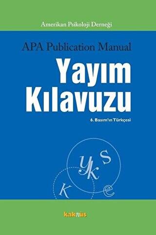 APA Publication Manual Yayım Kılavuzu - 1