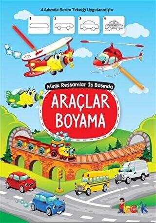 Araçlar Boyama - Minik Ressamlar İş Başında - 1