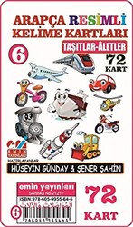 Arapça Resimli Kelime Kartları 6 - Taşıtlar Aletler 72 Kart - 1